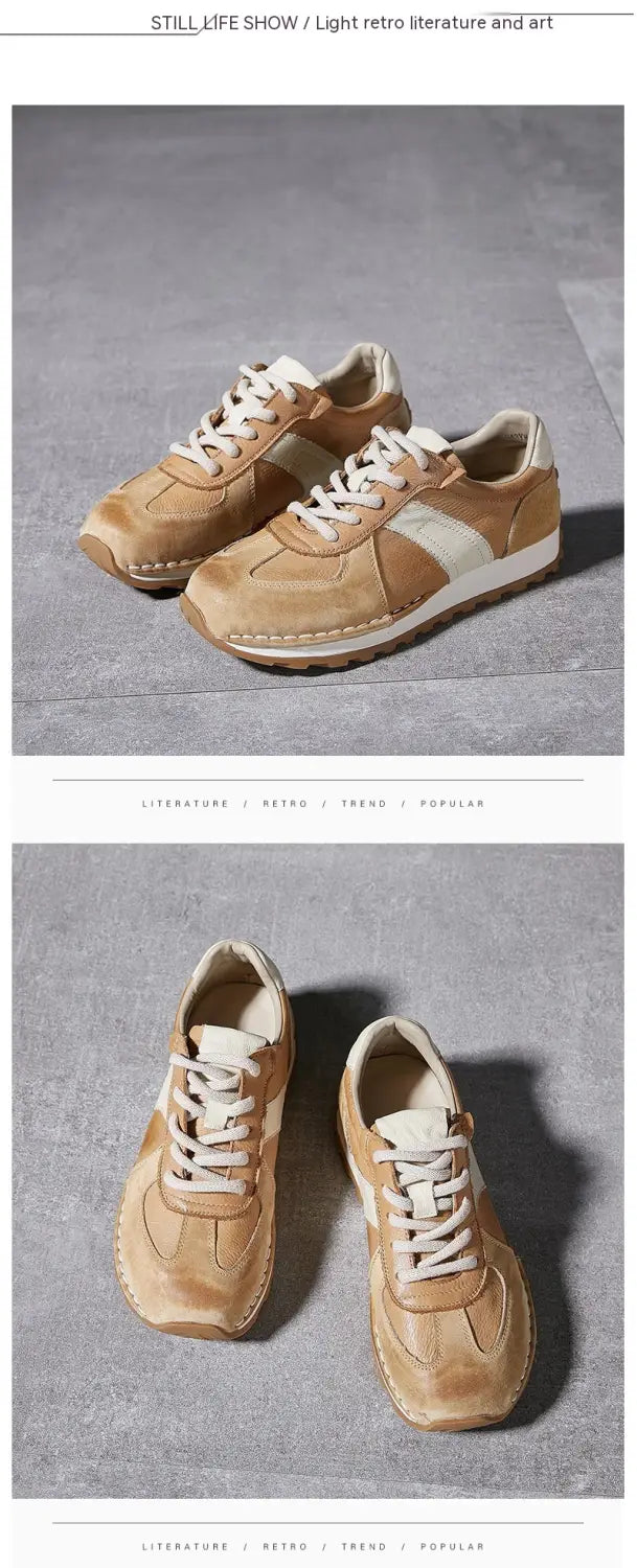 Classic Retro Casual Sneaker Genuine Leather