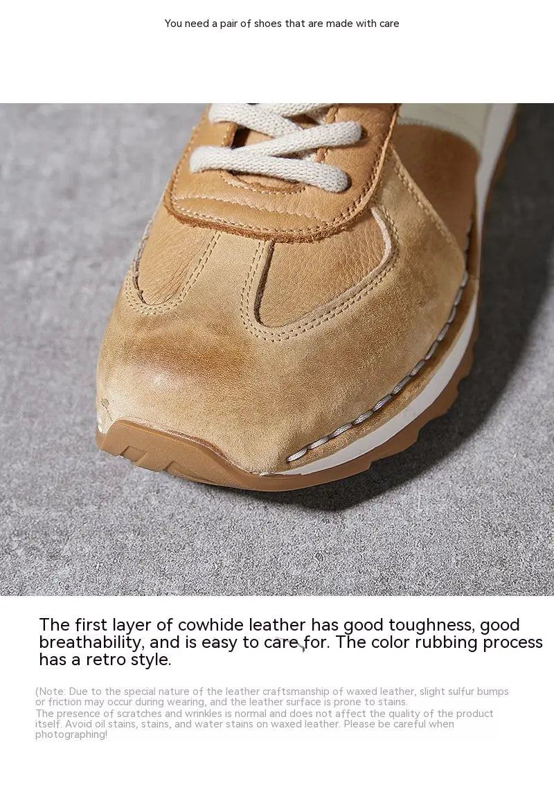 Classic Retro Casual Sneaker Genuine Leather