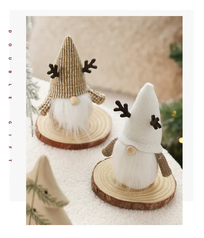 Christmas Decorations Faceless Santa Doll Ornaments
