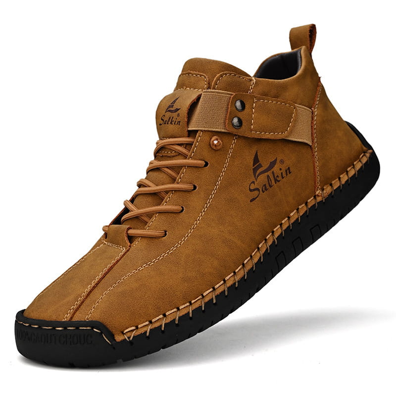 Plus Size Men’s Leather Shoes Low-top Handmade