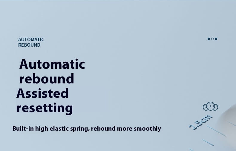 Three-wheel Abdominal Wheel Automatic Rebound Home Fitness Equipment