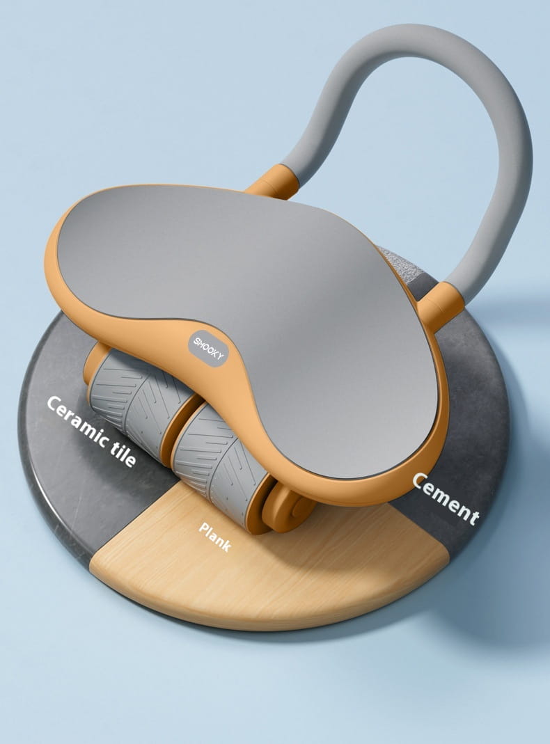 Three-wheel Abdominal Wheel Automatic Rebound Home Fitness Equipment