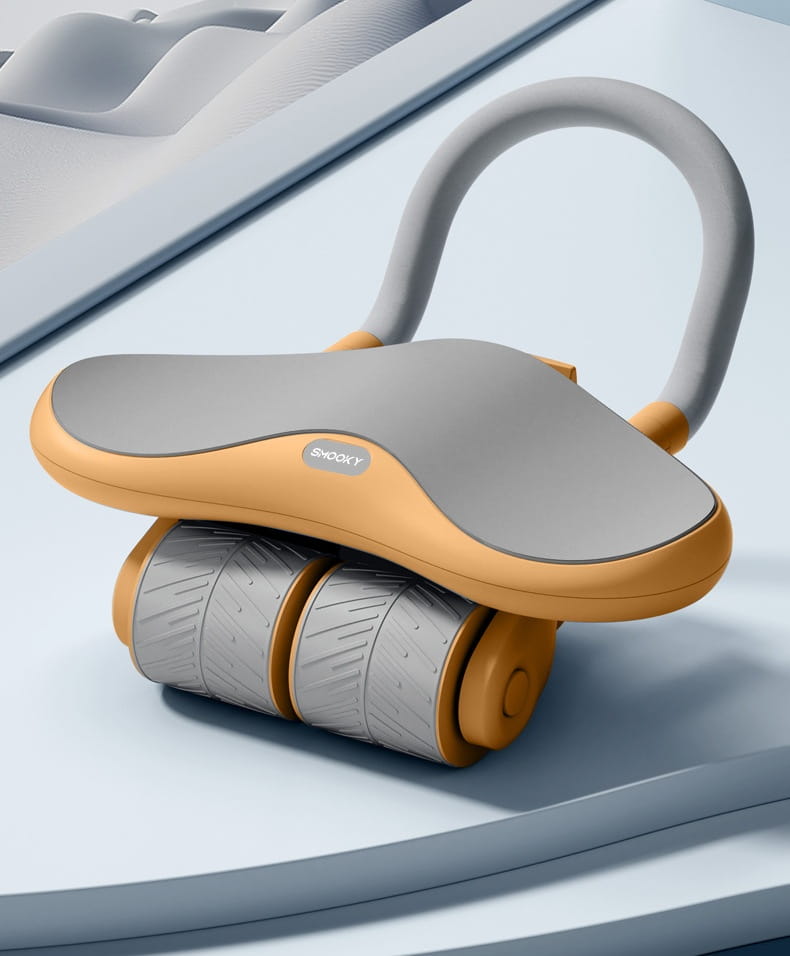 Three-wheel Abdominal Wheel Automatic Rebound Home Fitness Equipment