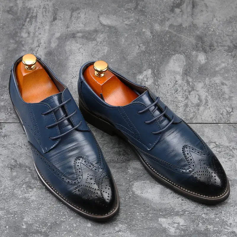 Men’s Plus Size Formal Business Casual Leather Shoes