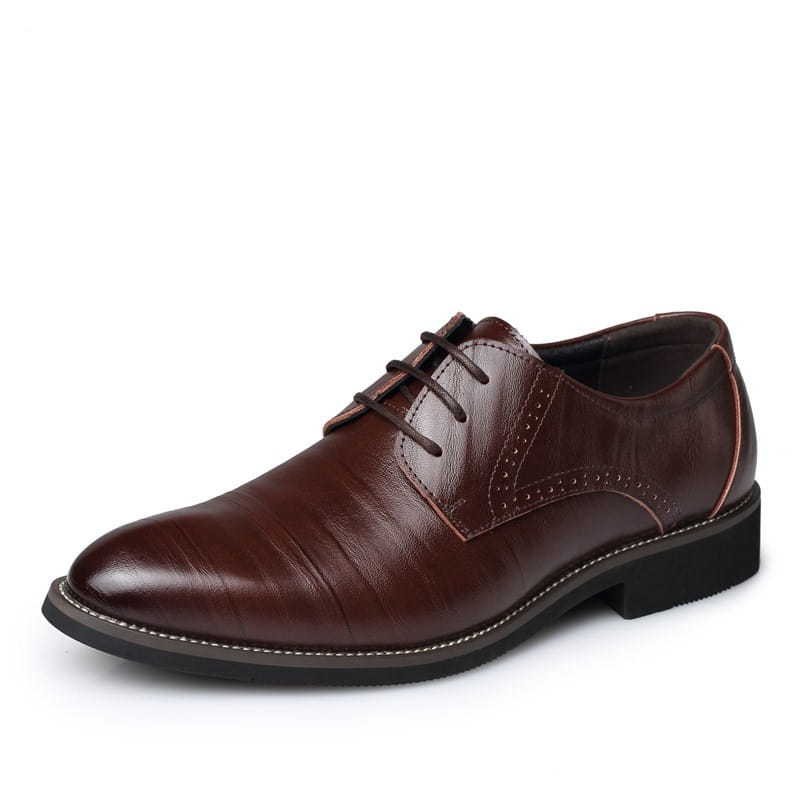 Men’s Plus Size Formal Business Casual Leather Shoes