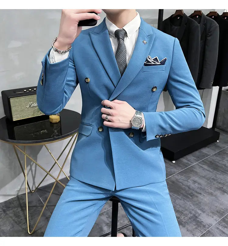 Men’s Business Formal High-grade British Style Suit For Men