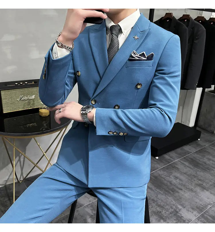 Men’s Business Formal High-grade British Style Suit For Men