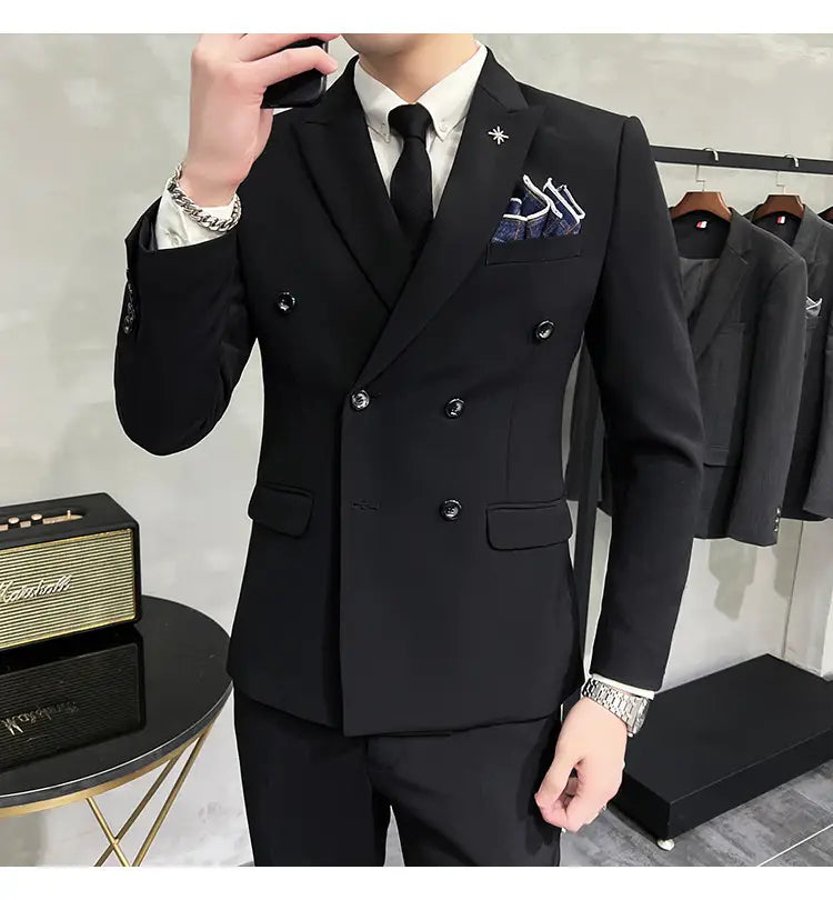 Men’s Business Formal High-grade British Style Suit For Men