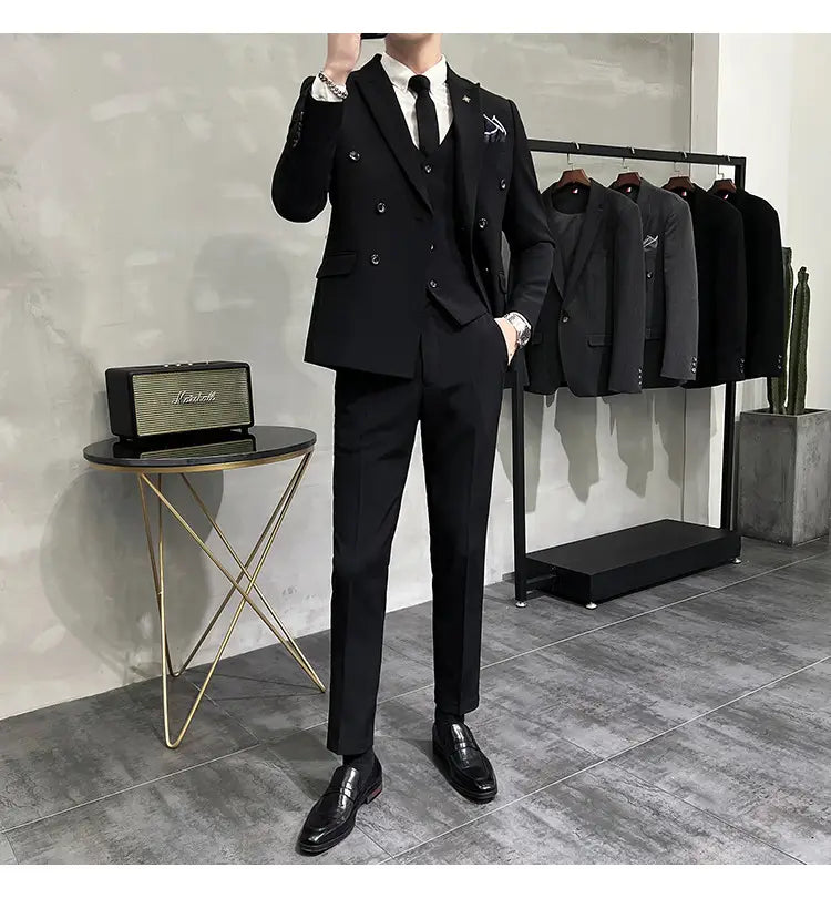 Men’s Business Formal High-grade British Style Suit For Men