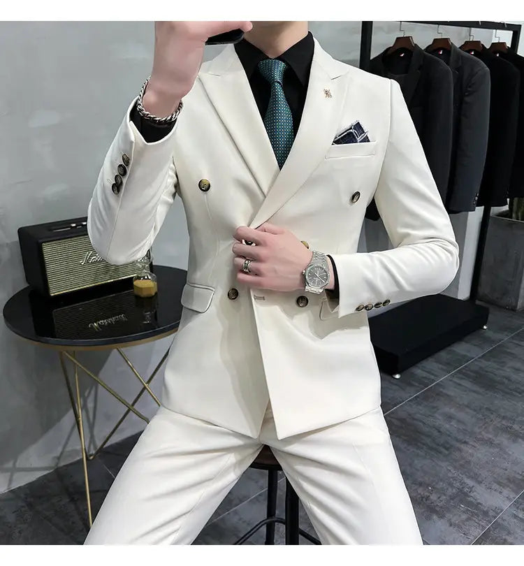 Men’s Business Formal High-grade British Style Suit For Men