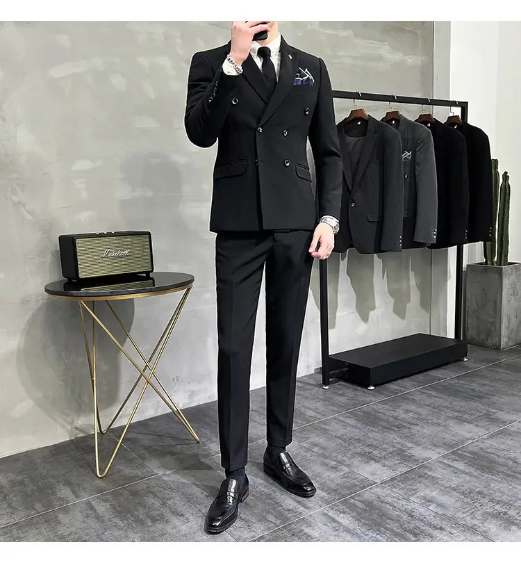 Men’s Business Formal High-grade British Style Suit For Men