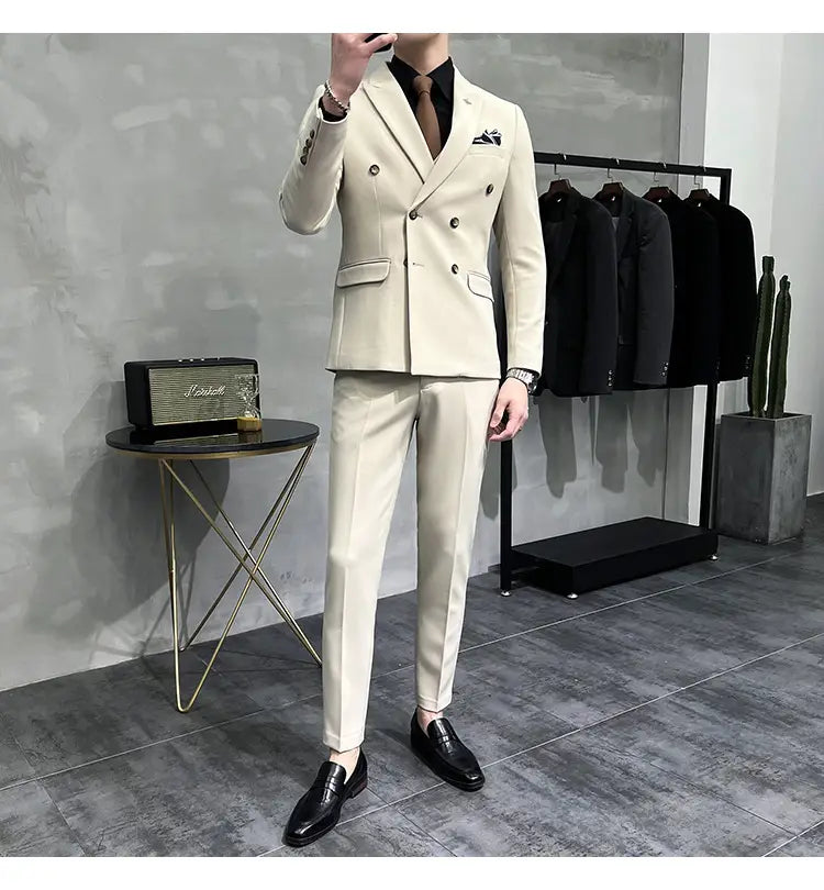 Men’s Business Formal High-grade British Style Suit For Men