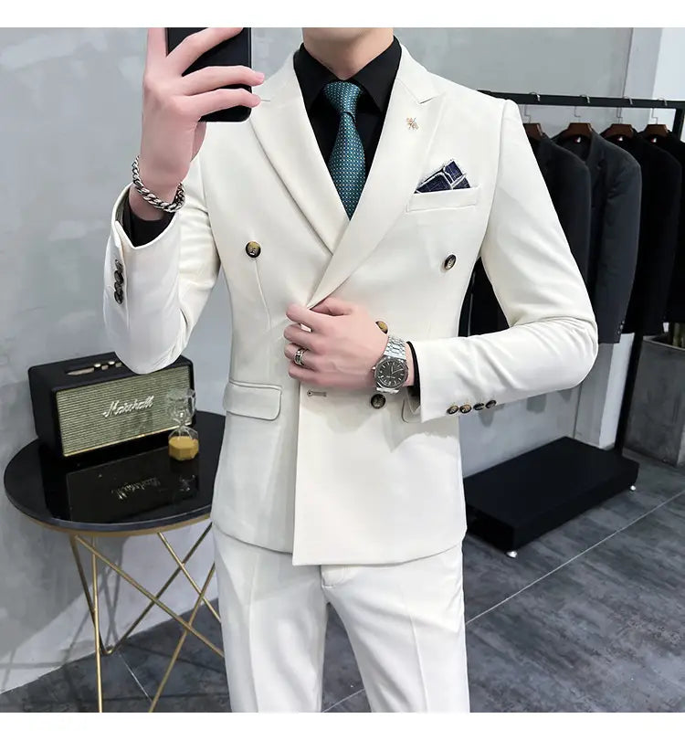 Men’s Business Formal High-grade British Style Suit For Men