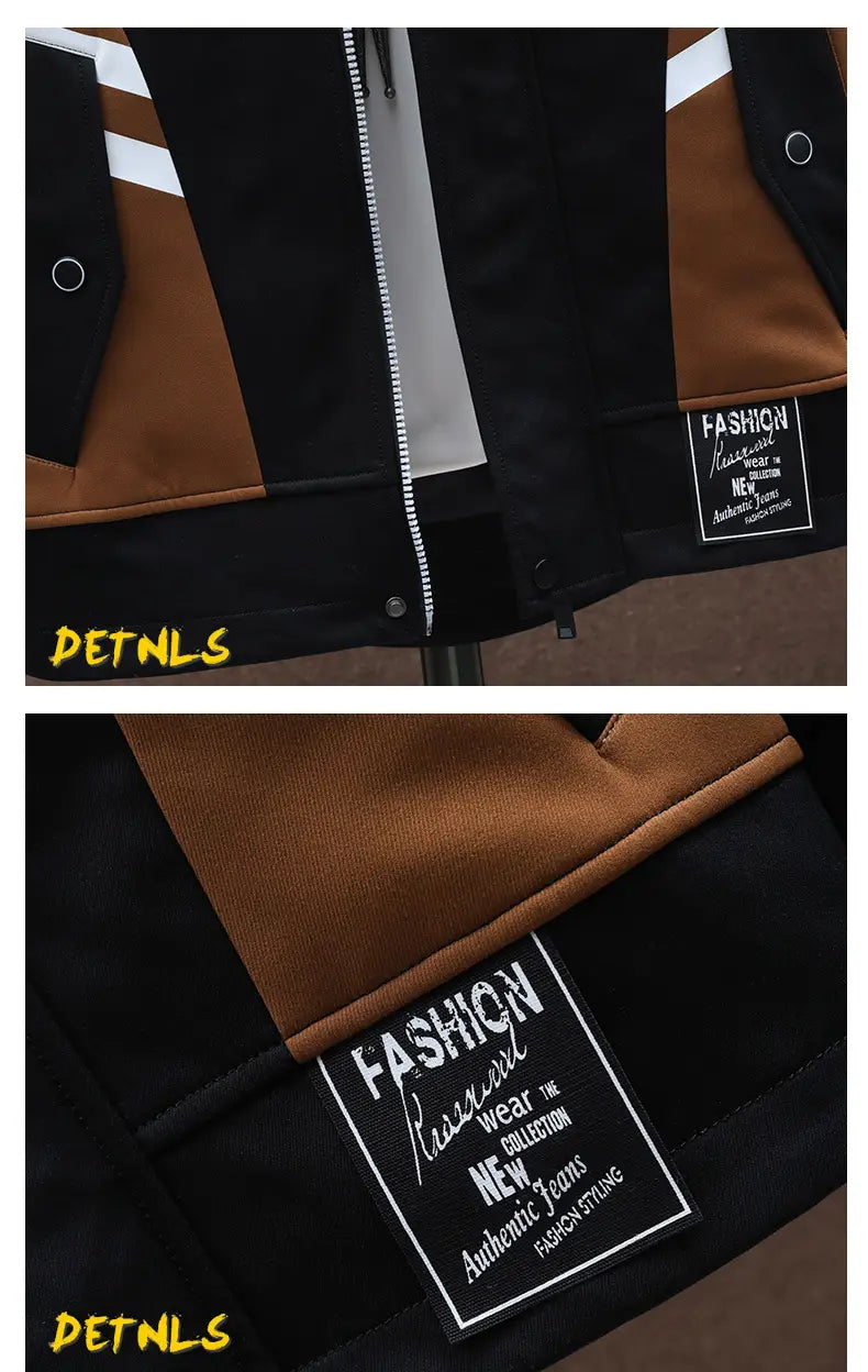 Fall Jacket Trousers Men Leisure Set