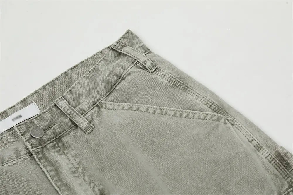 American Retro Denim Trousers For Men