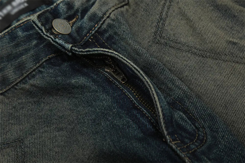 Distressed Skinny Denim Trousers For Men