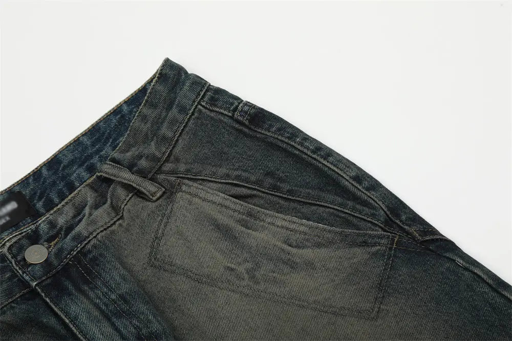 Distressed Skinny Denim Trousers For Men