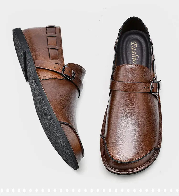 Men’s Daily Soft Sole Leather Casual Shoes