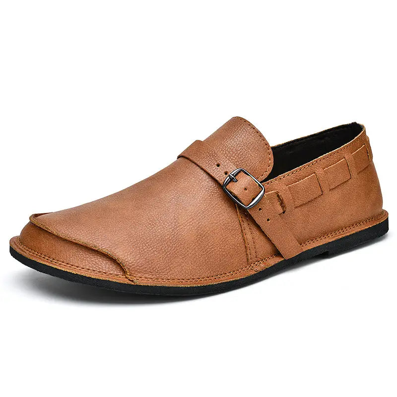 Men’s Daily Soft Sole Leather Casual Shoes