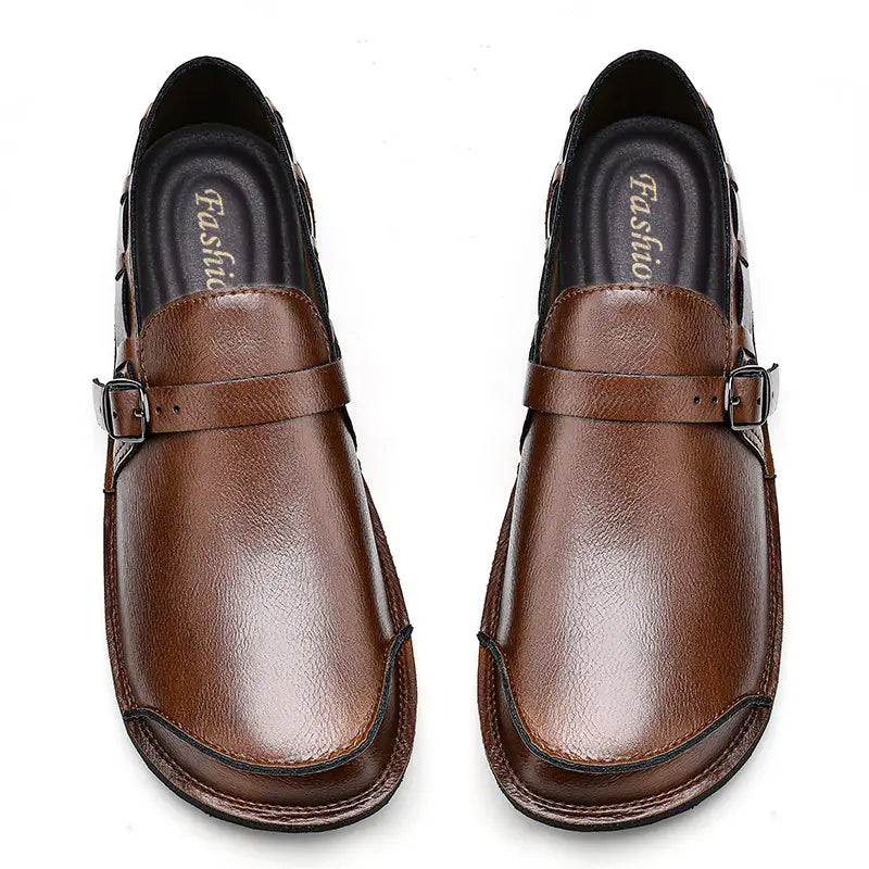 Men’s Daily Soft Sole Leather Casual Shoes