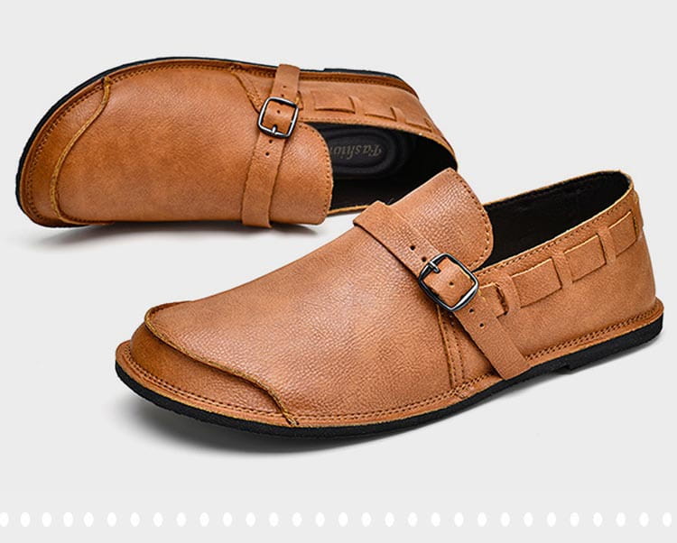Men’s Daily Soft Sole Leather Casual Shoes
