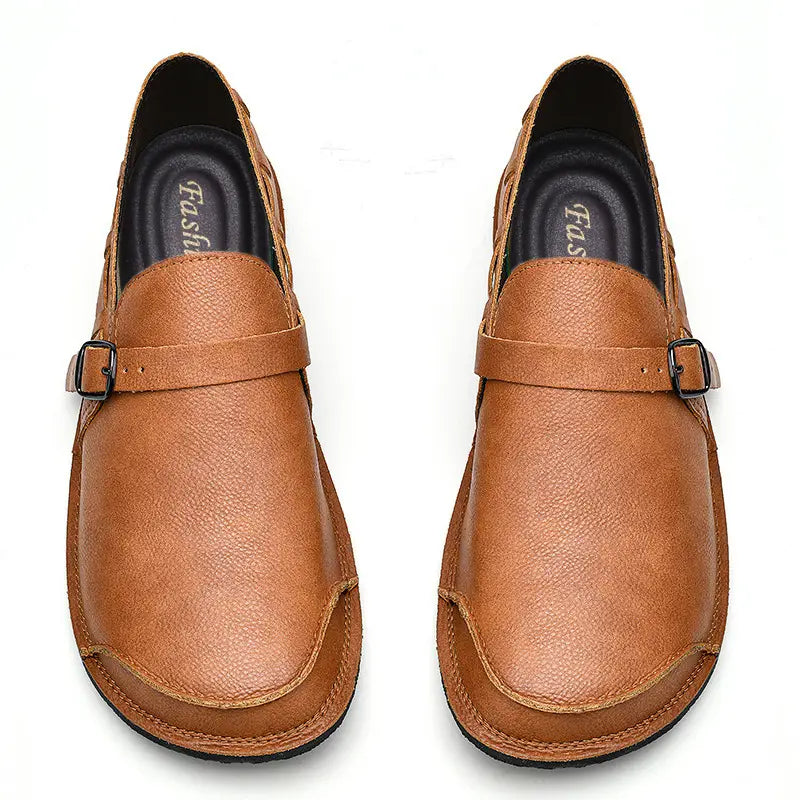 Men’s Daily Soft Sole Leather Casual Shoes