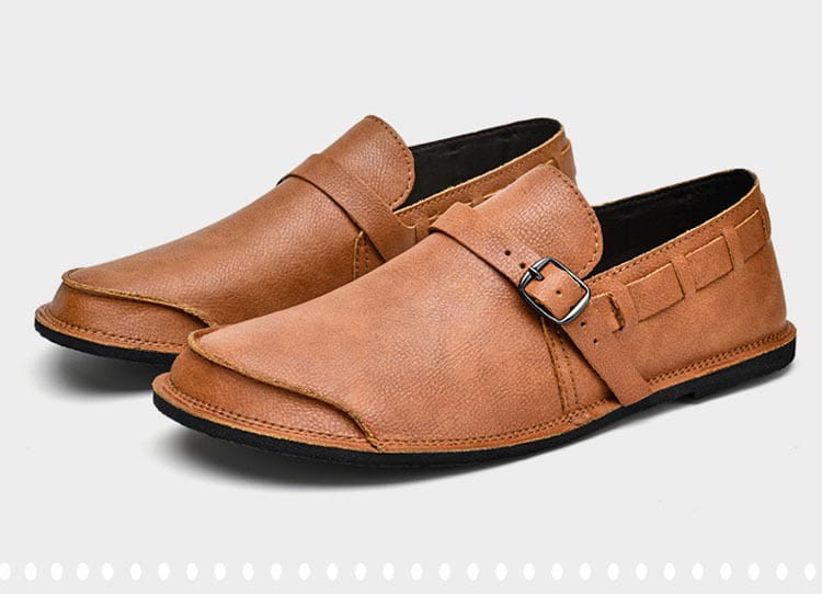 Men’s Daily Soft Sole Leather Casual Shoes