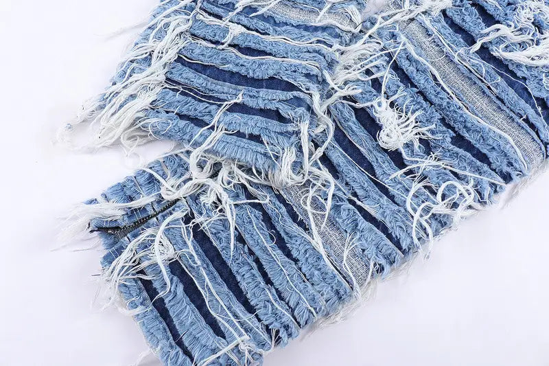 Men Fashion Brands Washed Old Three-dimensional Irregular Coat