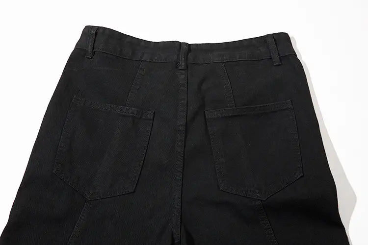 Fashion American Trousers Breasted Jeans Men
