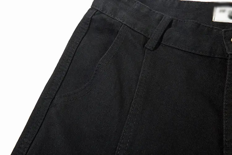 Fashion American Trousers Breasted Jeans Men