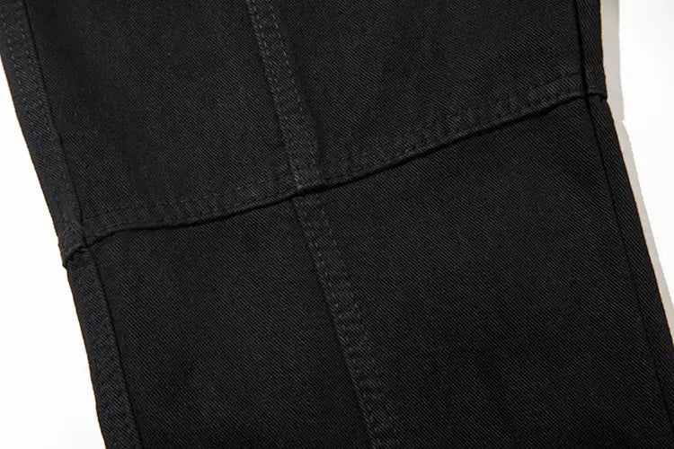 Fashion American Trousers Breasted Jeans Men