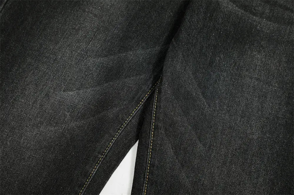 Fashion Personality Loose Denim Trousers Men