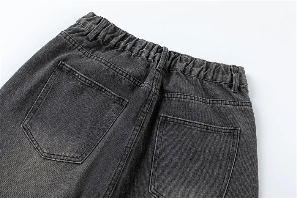 Fashion Loose Casual Denim Trousers For Men