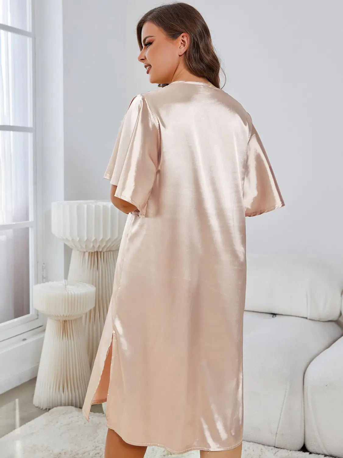 European And American Plus Size Pajamas Women’s Summer