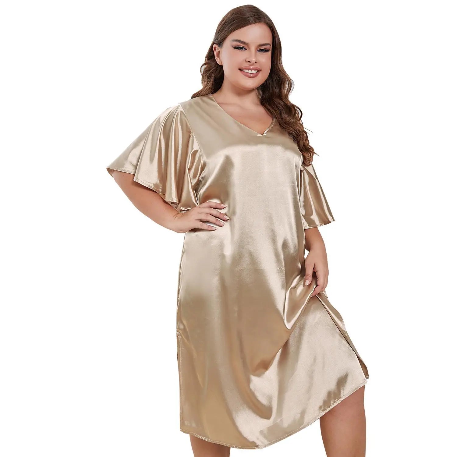 European And American Plus Size Pajamas Women’s Summer