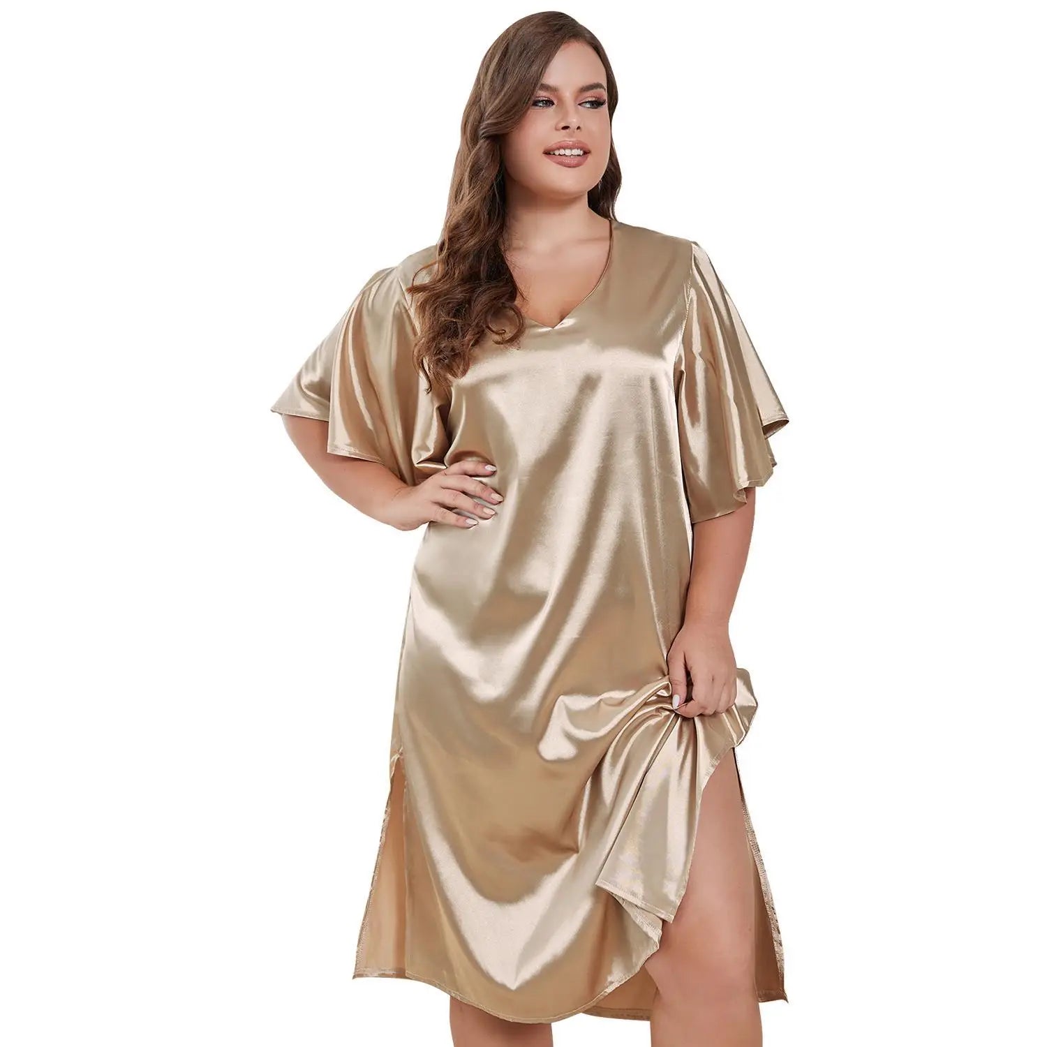 European And American Plus Size Pajamas Women’s Summer