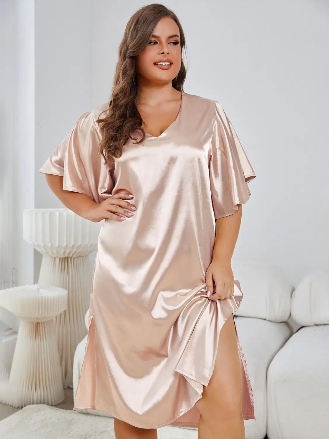 European And American Plus Size Pajamas Women’s Summer