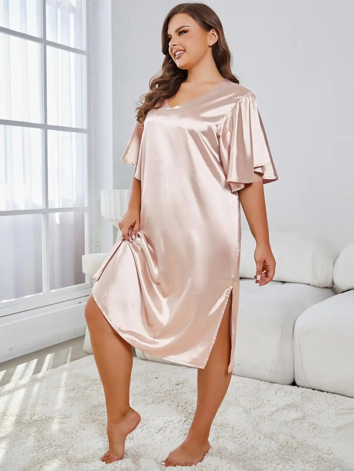 European And American Plus Size Pajamas Women’s Summer