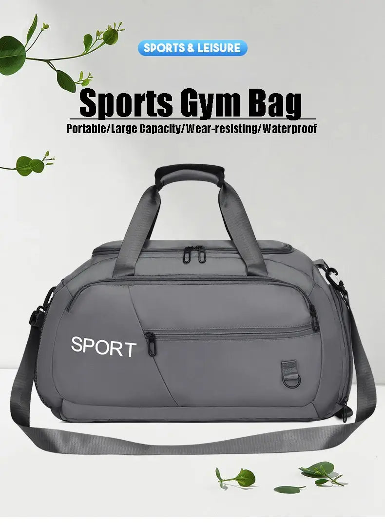 Luggage Bags For Women Handbag Oxford Men’s Fitness Gym Shoulder Bag Waterproof Sports Travel Backpack With Shoes