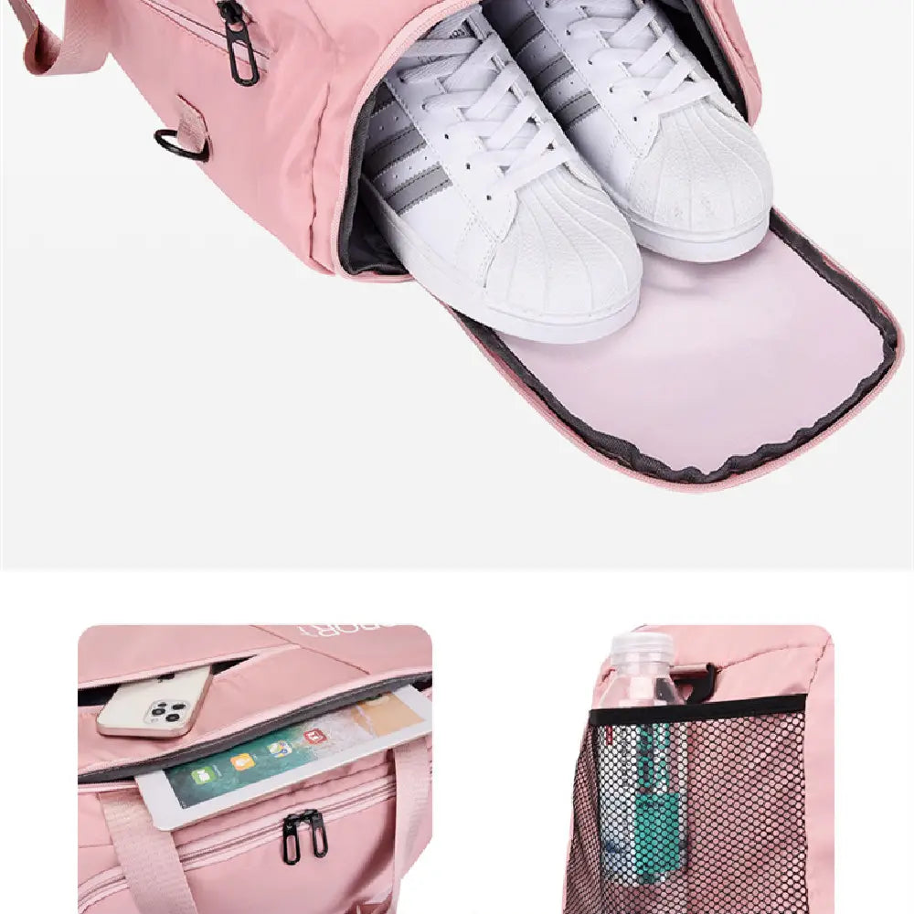 Luggage Bags For Women Handbag Oxford Men’s Fitness Gym Shoulder Bag Waterproof Sports Travel Backpack With Shoes