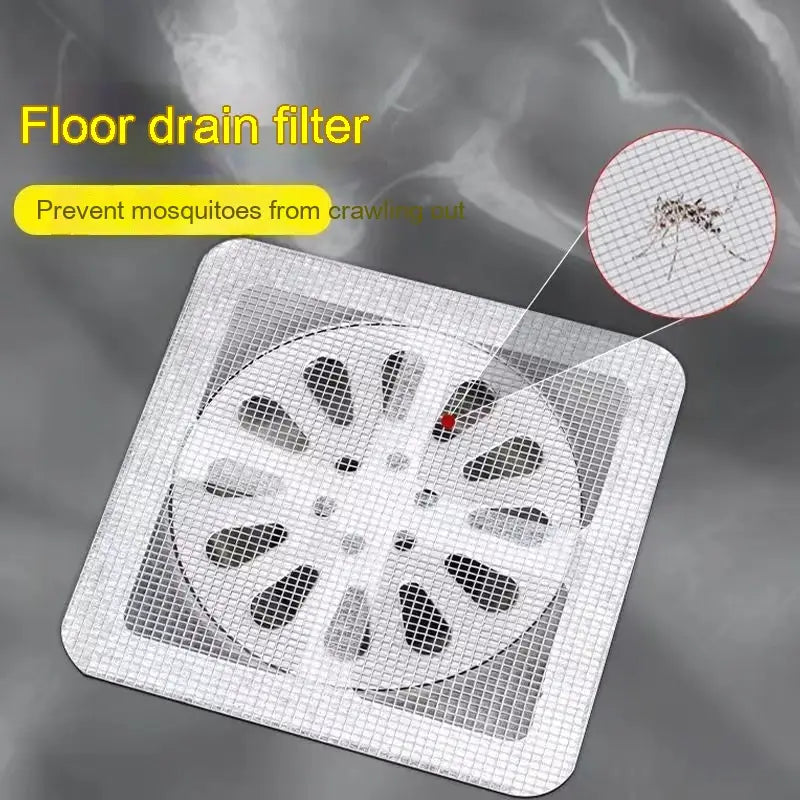 Square Floor Drain Filter from Disposable Self-adhesive Tian Zi Anti-blocking Sheet