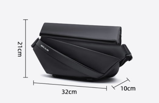 Men’s Fashion Casual Mechanical Style Crossbody Bag