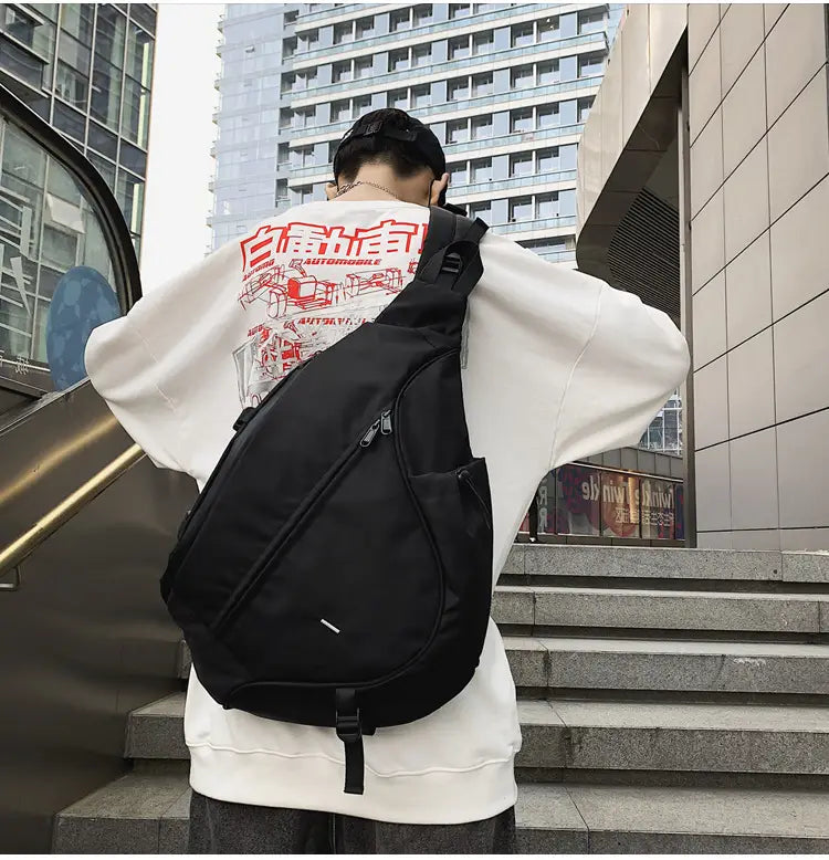 Men’s And Women’s Crossbody Bag Large Capacity Leisure Sports Shoulder Bag