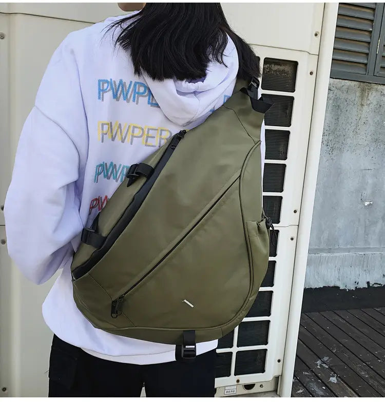 Men’s And Women’s Crossbody Bag Large Capacity Leisure Sports Shoulder Bag