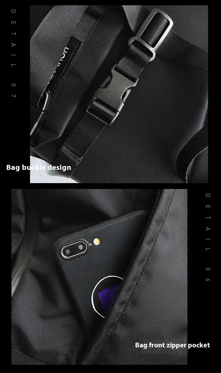 Men’s And Women’s Crossbody Bag Large Capacity Leisure Sports Shoulder Bag