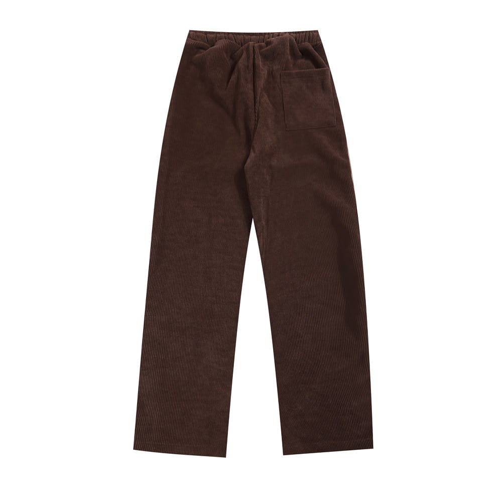 Fashion Striped Casual Straight Trousers Men