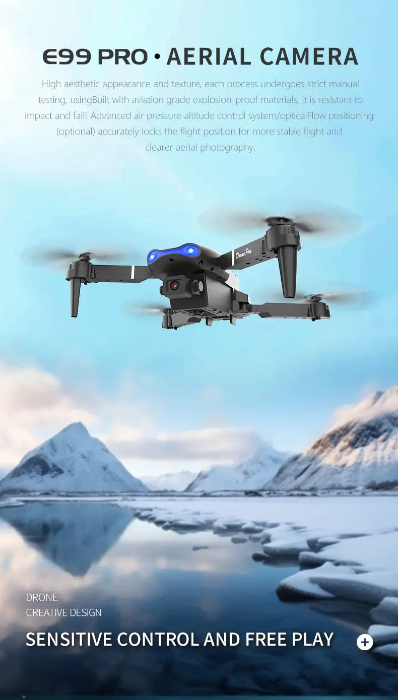 Long Battery Life Of Dual-camera Quadcopter