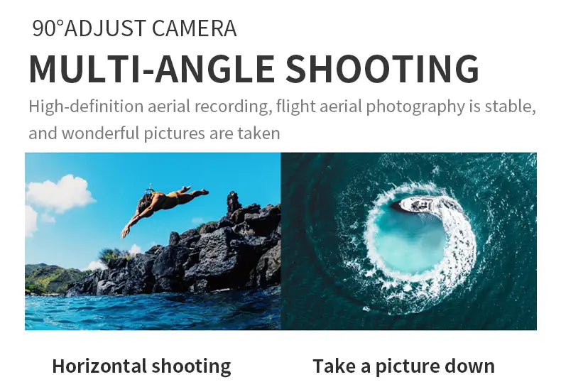 Long Battery Life Of Dual-camera Quadcopter