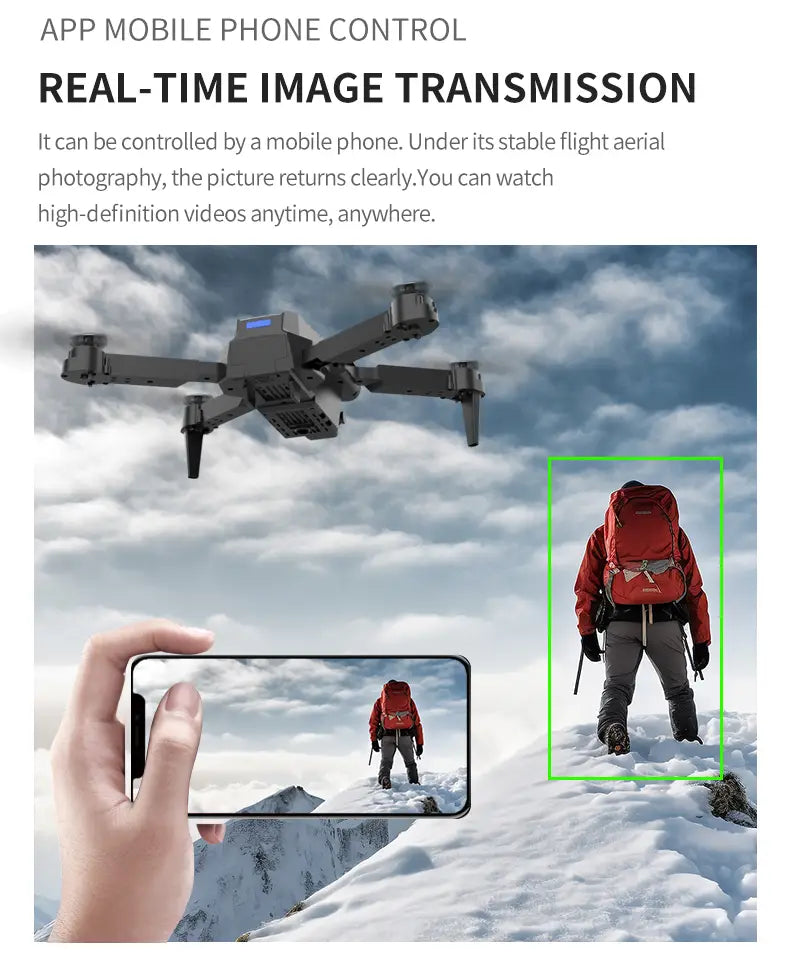 Long Battery Life Of Dual-camera Quadcopter