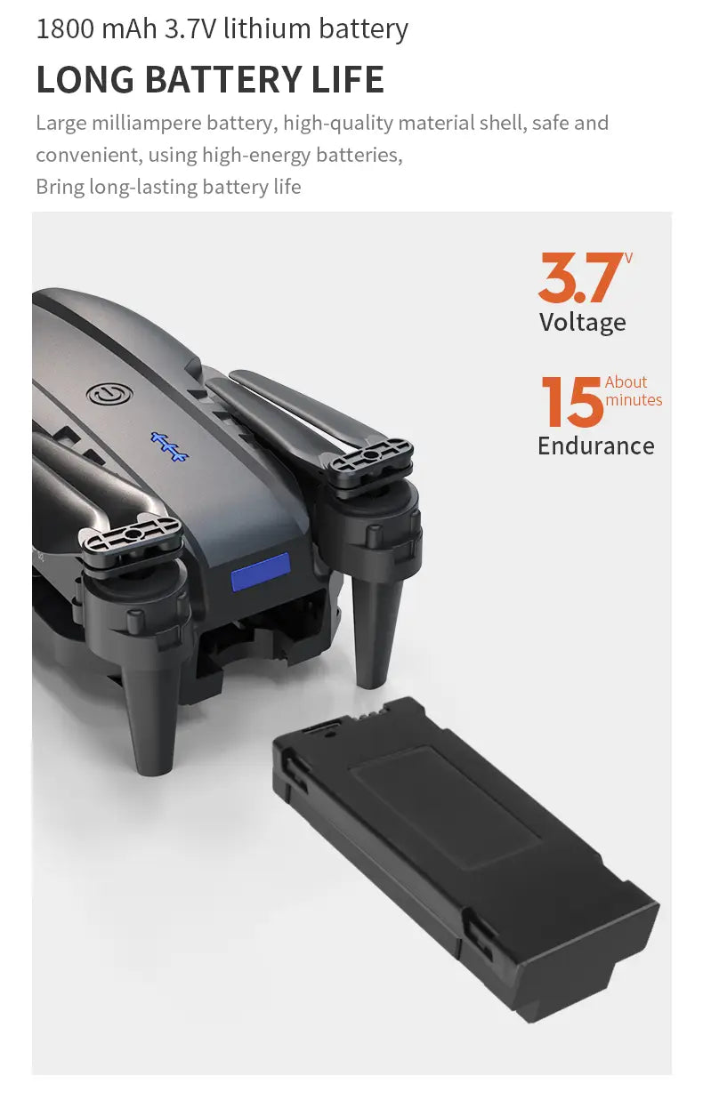 Long Battery Life Of Dual-camera Quadcopter